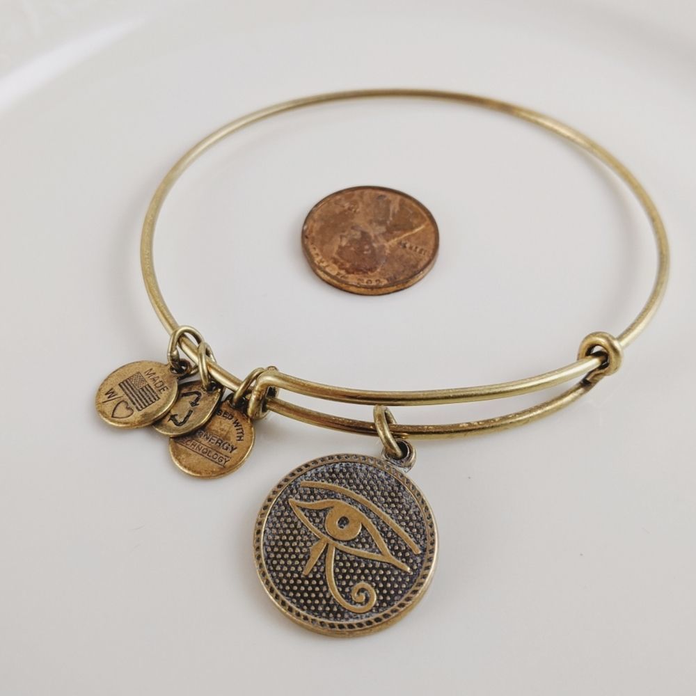 Alex and Ani Rafaelian Gold Eye of Horus Bracelet